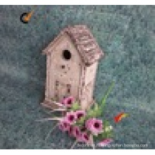 Деревенский античный декоративный деревянный дом для птиц